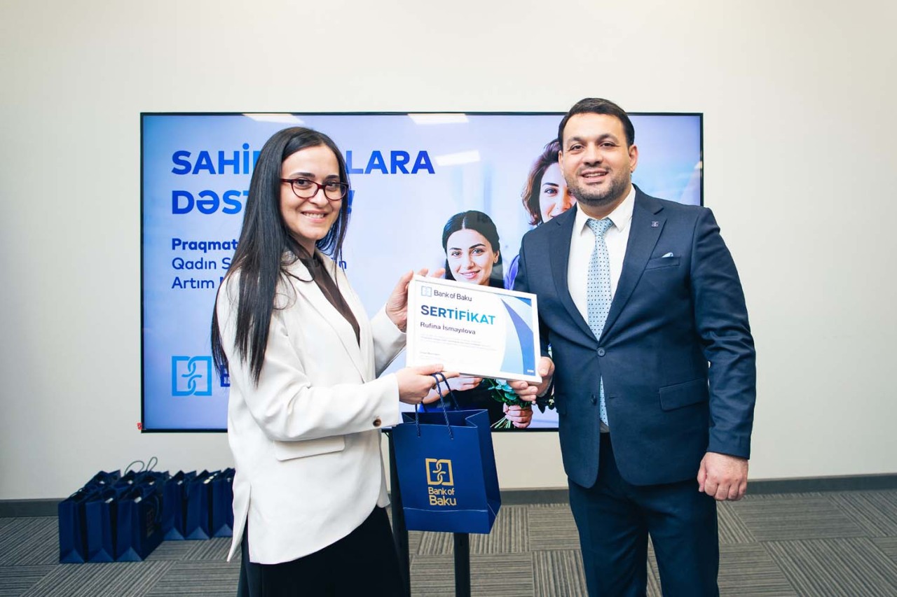 "Bank of Baku"dan qadın sahibkarlara dəstək – Praqmatik maliyyə təlimi (FOTOLAR)